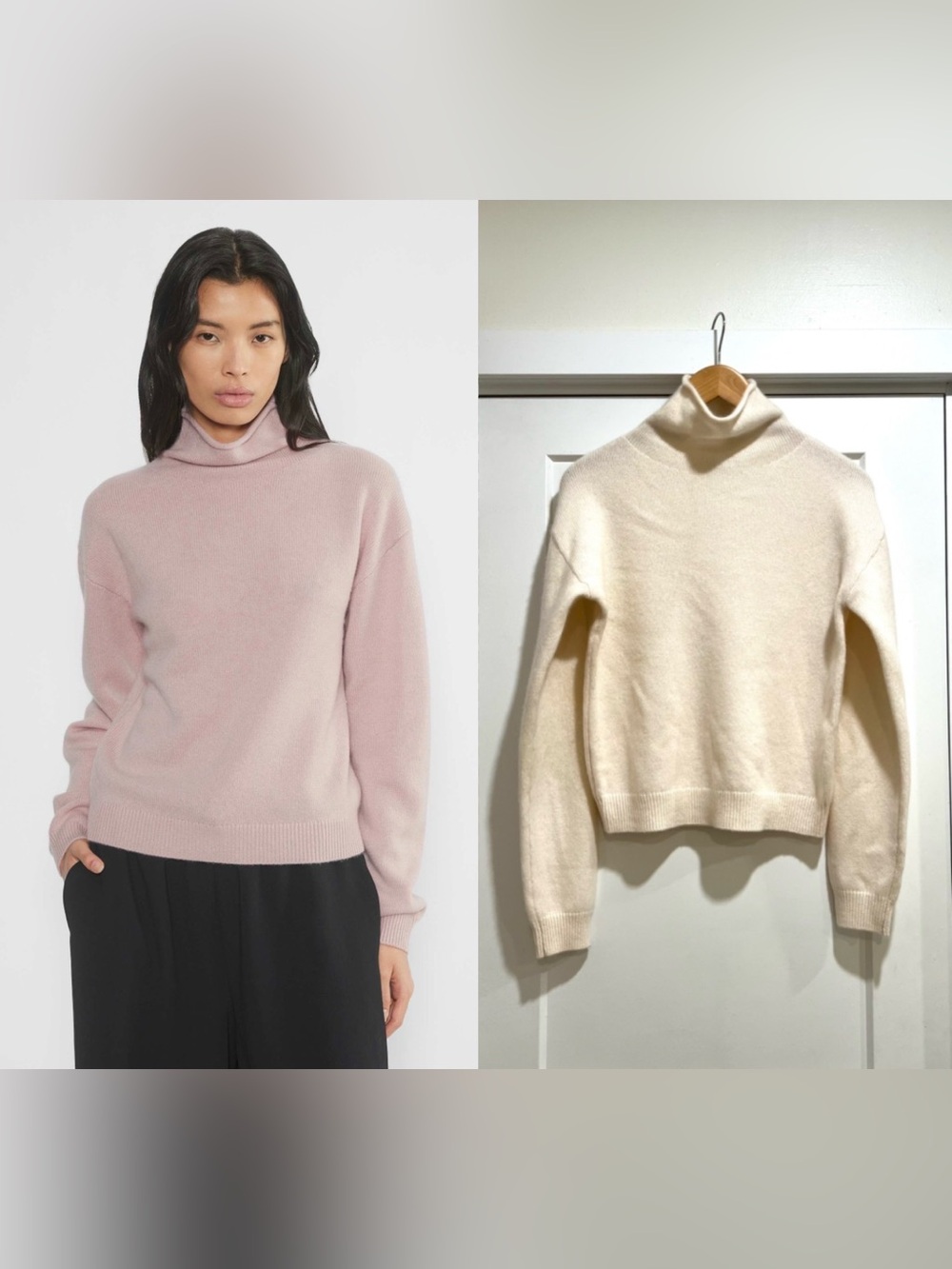 NWOTS Aritzia Cashmere Mockneck Sweater Sz S